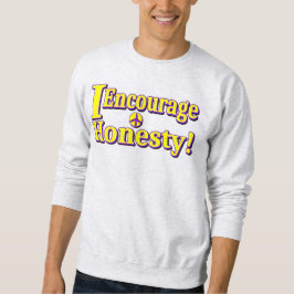 Moletom "Encorajo a honestidade!" Design bonito. Comprar A