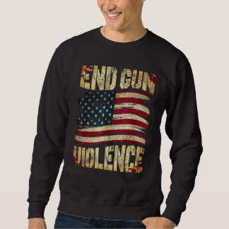 Moletom End Gun Violence Awareness US Flag Gun Control