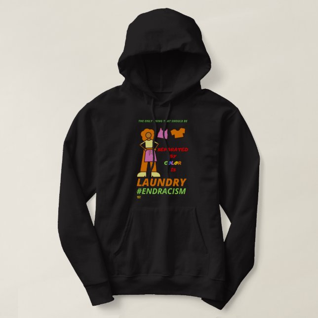 MOLETOM "END RACISM" (Frente do Design)