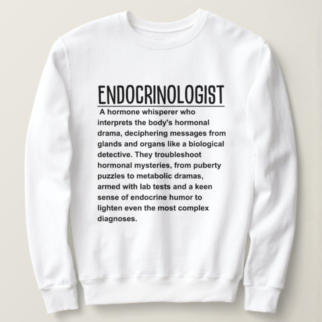 Moletom Endocrinologista (Frente do Design)