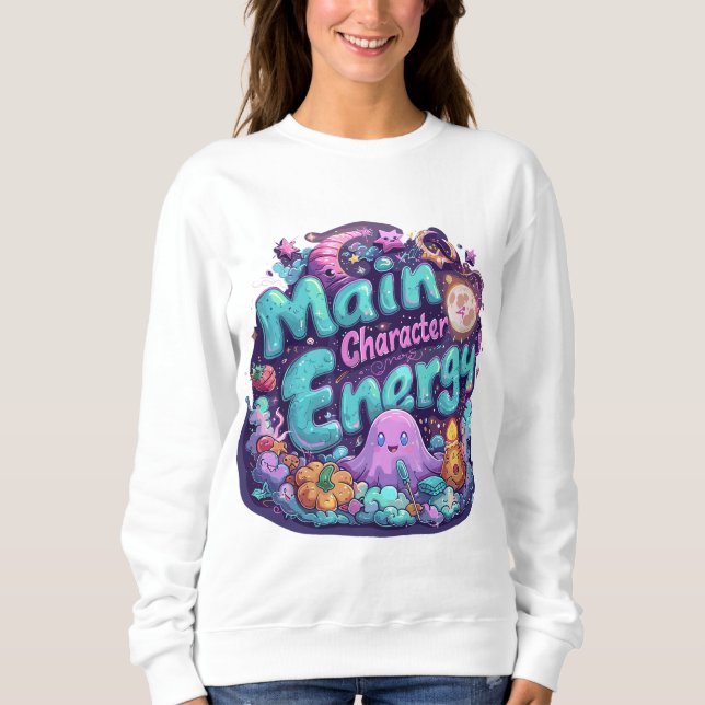 Moletom Energia de caractere principal | ExDesigner | Dia  (Frente)