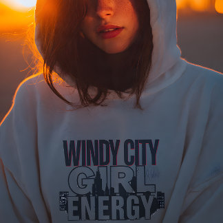 Moletom Energia de Garota da Cidade Ventosa