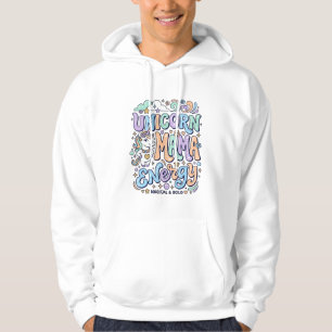 Moletom Energia de Mãe Unicórnio Kawaii Design Vetorial_1