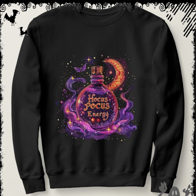 Moletom Energia Hocus Pocus | ExDesigner | Halloween (Criador carregado)