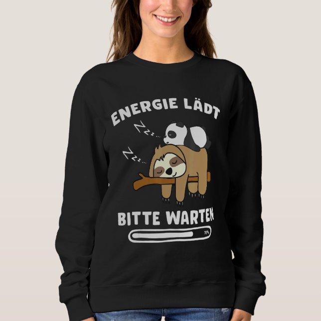 Moletom Energie Laden Sloth Panda Bear Chiller (Frente)