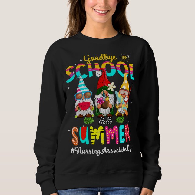 Moletom Enfermagem Associado Gnomo Goodbye School Summe (Frente)