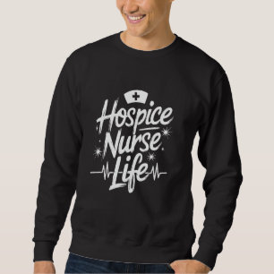 Moletom Enfermagem Hospice Vida de Enfermeira Hospice, Enf