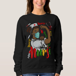 Moletom Enfermeira Afro-Americana História Negra Orgulho B