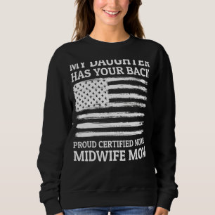 Moletom Enfermeira certificada, parteira mãe Roupa Mães
