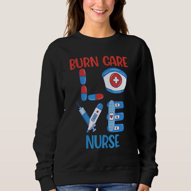 Moletom Enfermeira de Burn Care Design (Frente)