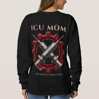 Moletom Enfermeira de Cuidados Críticos Personalizados Mãe