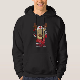 Moletom Enfermeira de Natal Amor Nicu Rn Er Papai Noel Ren