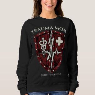 Moletom Enfermeira de Trauma Personalizada Mãe Tática