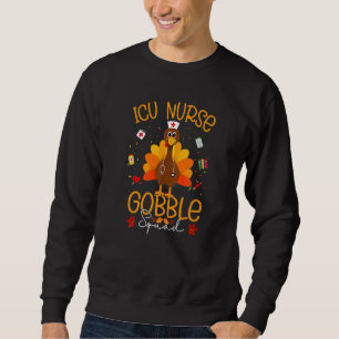 Moletom Enfermeira de UTI Peru Gobble Squad Rn Fnp Er Enfe
