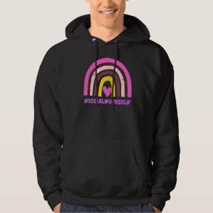 Moletom Enfermeira Enfermeira Vida Leopardo Rainbow Engraç