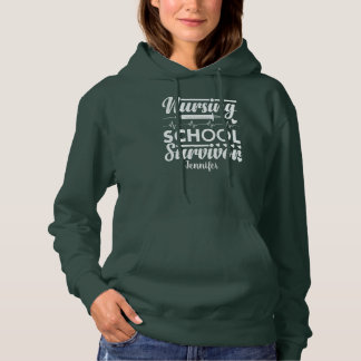Moletom Enfermeira Estudantil Personalizada Hoodie Verde