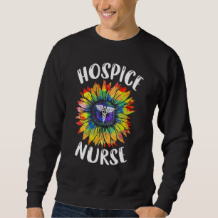 Moletom Enfermeira Hospice Floral Cuidados Terminais Enfer