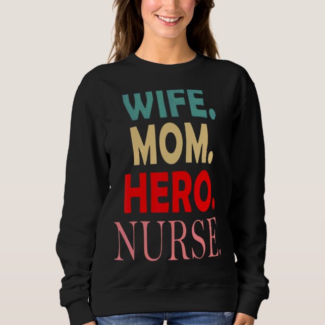 Moletom Enfermeira Mãe Herói Medicina (Frente)