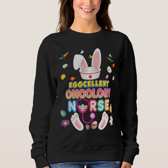 Moletom Enfermeira Oncologista Excelente Páscoa Cony E (Frente)
