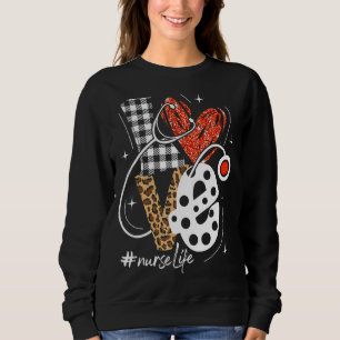 Moletom Enfermeira Rn Lpn Cna Healthcare Cheetah He Leopar