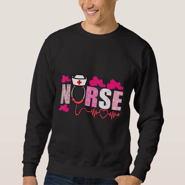 Moletom Enfermeira Stethoscope Amor Cuto (Frente)