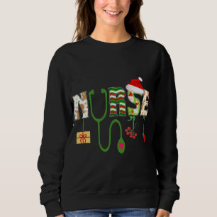 Moletom Enfermeira Stethoscope Enfermeira de Natal Saúde M
