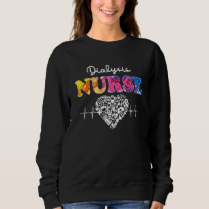 Moletom Enfermeiro De Diálise Watercol Love Heart Stethosc
