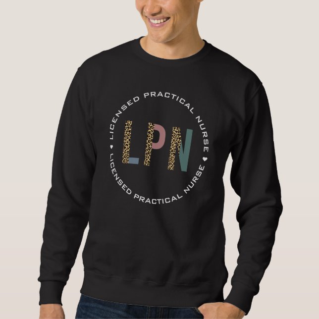 Moletom Enfermeiro Prático Licenciado LPN (Frente)