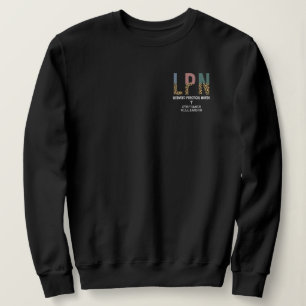 Moletom Enfermeiro Prático Licenciado LPN Personalizado