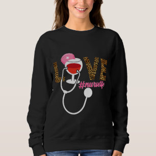 Moletom Enfermeiro Rn Lpn Cna Healthcare Wine