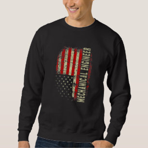 Moletom Eng Patriótico de Bandeira dos EUA no Engenheiro 4