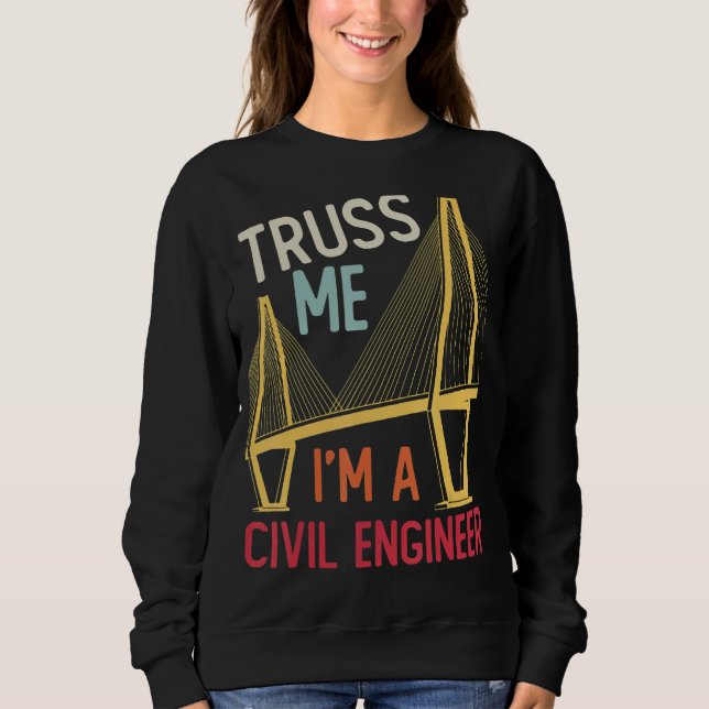 Moletom Engenharia De Construção Me Entra Como Um Eng Civi (Frente)