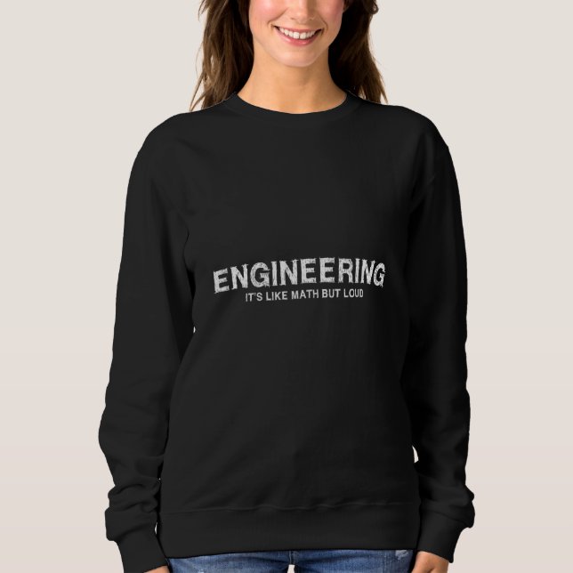 Moletom Engenharia É Como Matemática Mas Engenharia Alta M (Frente)