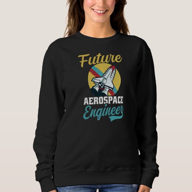 Moletom Engenheiro Aerospace Futuro Engenheiro Aerospace (Frente)