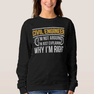Moletom Engenheiro Civil Estou Certo Engenharia Civil