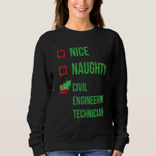 Moletom Engenheiro Civil Funny Pajama Christma