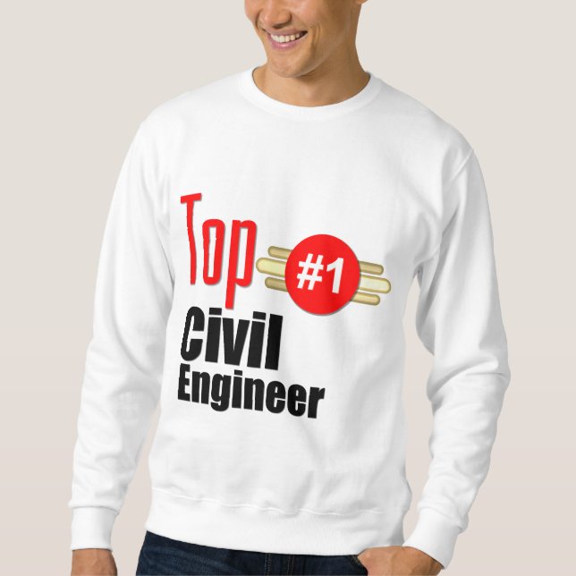 Moletom Engenheiro civil superior (Frente)