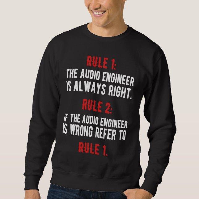 Moletom Engenheiro de Áudio Engenheiro de Som Engenharia d (Frente)