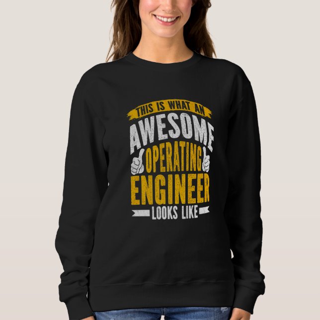 Moletom Engenheiro de Engenharia Operacional do Engenheiro (Frente)