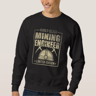 Moletom Engenheiro de Mineração de Classe Mundial Engenhar