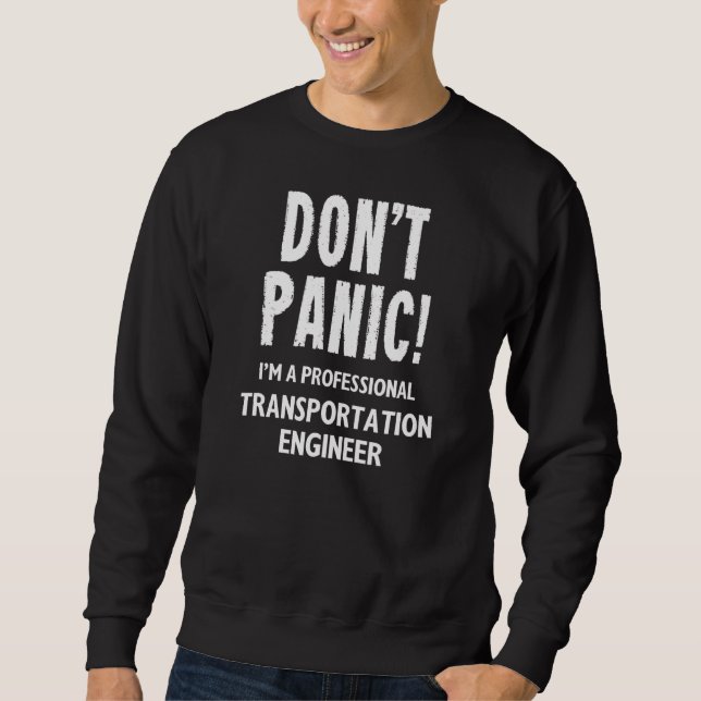 Moletom Engenheiro de transporte (Frente)