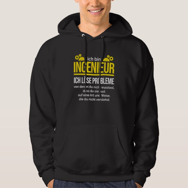 Moletom Engenheiro I soluciona problemas com o Engenheiro  (Frente)