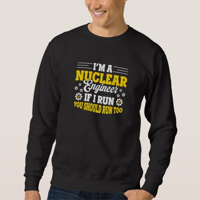 Moletom Engenheiro Nuclear de Medicina Nuclear Radioativa  (Frente)