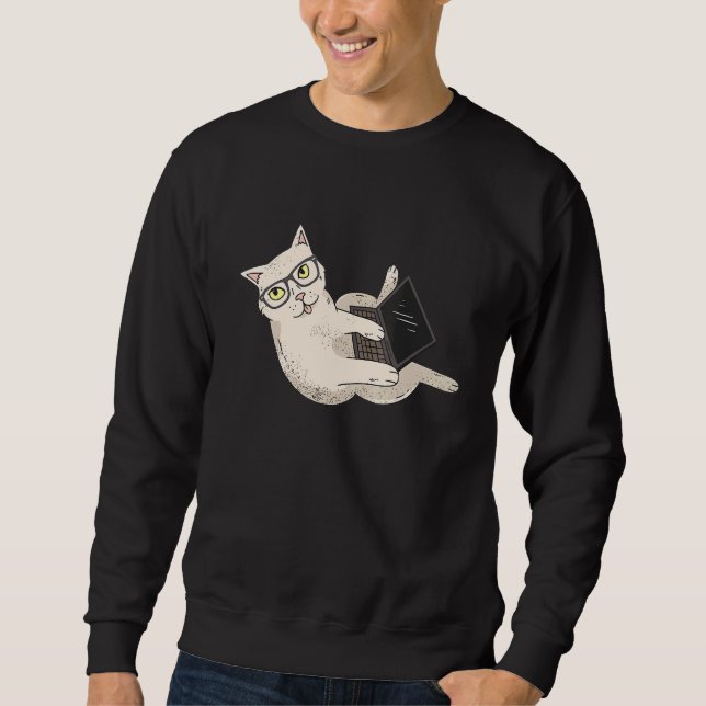 Moletom Engenheiro profissional de TI para Cat Whperer de  (Frente)