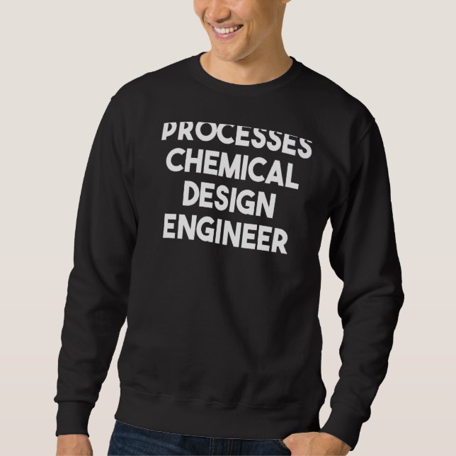 Moletom Engenheiro químico de processos (Frente)