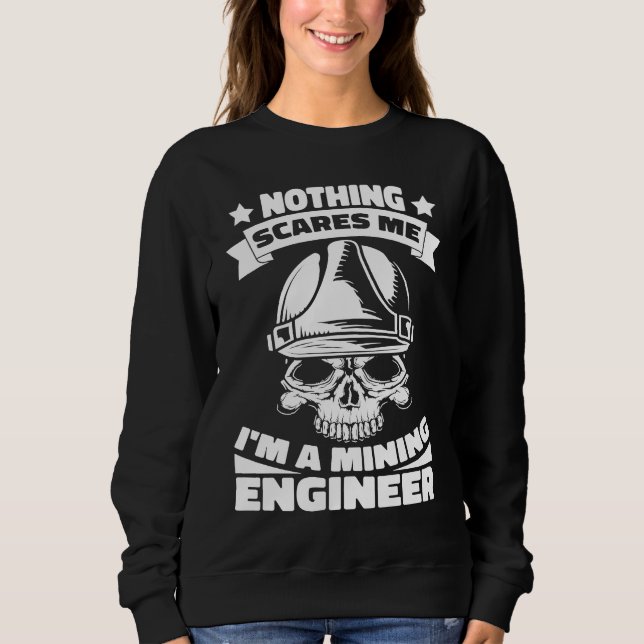 Moletom Engineering Skull  Civil Aerospace Mining Engineer (Frente)
