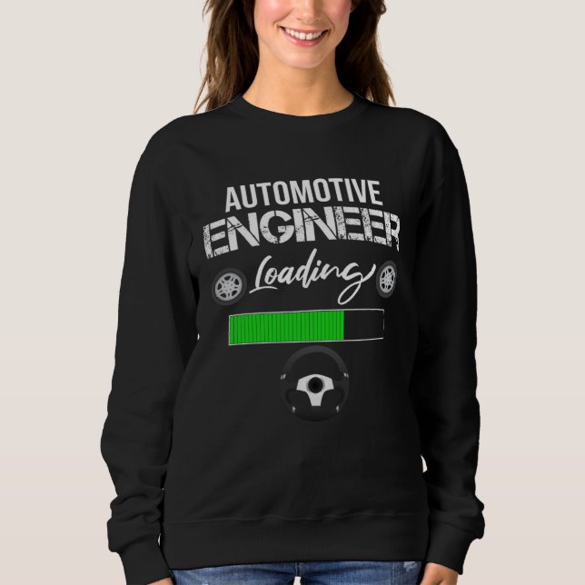 Moletom Engineering Tees  Automotive Engineer Loading (Frente)