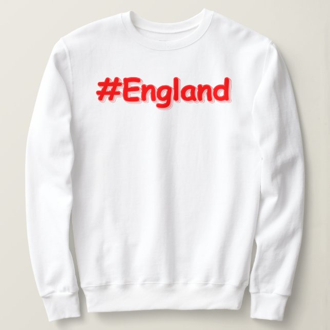 Moletom "#England" Design. Comprar Agora (Frente do Design)