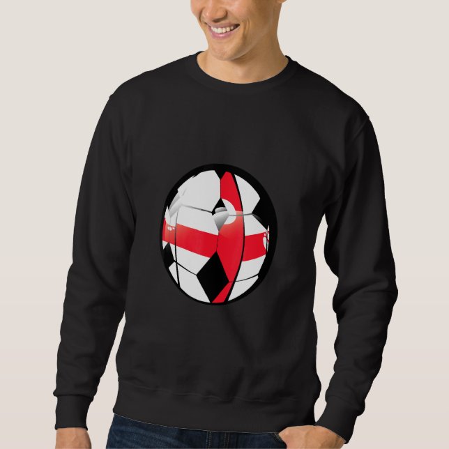 Moletom England National Flag Ball Fan Jersey (Frente)