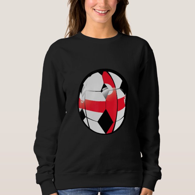 Moletom England National Flag Ball Fan Jersey (Frente)